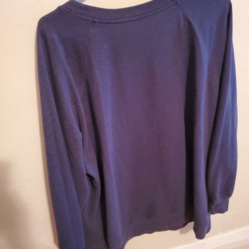 Good Vibes womens size‎ XL sweat shirt purple loose fitting